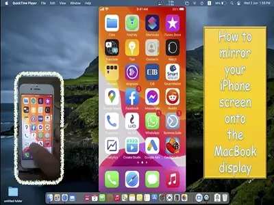 How to mirror iPhone screen on MacBook desktop