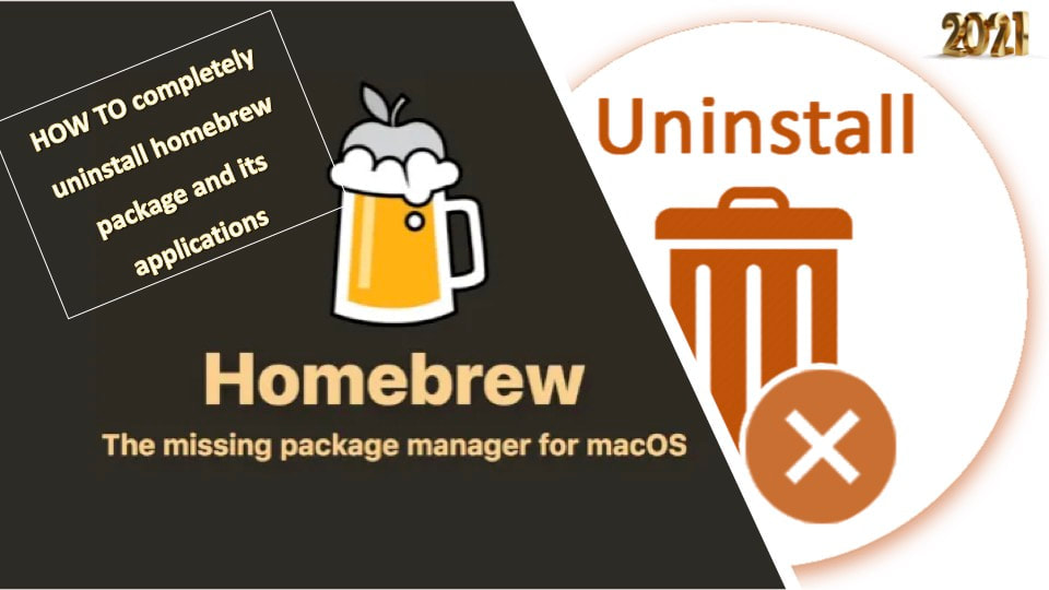 How to completely uninstall homebrew package and its applications