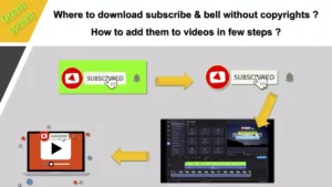 download subscribe and bell green screen