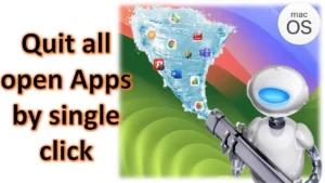 Quit all applications by single click
