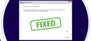 This PC can't run windows 11 FIXED