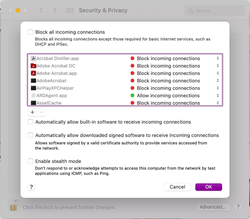 Block Internet Tracking How to block an application from using internet connection? – ITECH4MAC