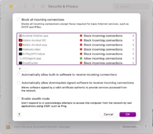 block internet connection