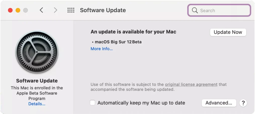 توفّر تحديث برنامج macOS Big Sur