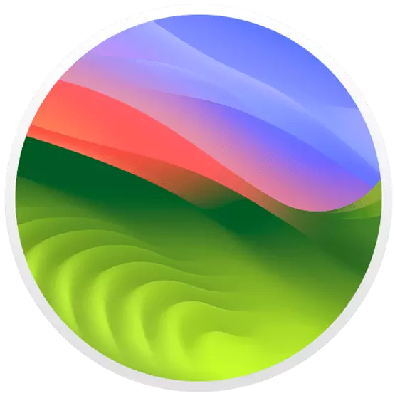 macos sonoma logo