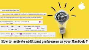 Extra preferences in macOS