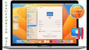 macOS ventura on unsupported Mac