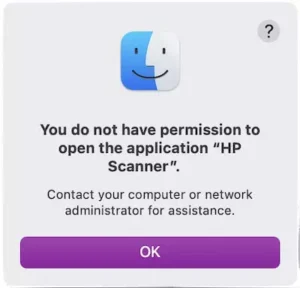 permission to open scanner