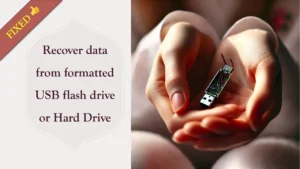 recover data from corrupted USB drive