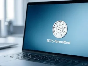 NTFS formatted USB drive