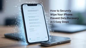 securely wipe iPhone storage