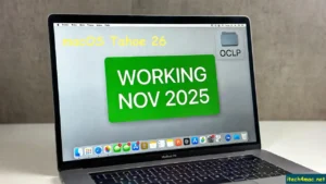 macOS Tahoe 26.0.1 running perfectly on 2015 MacBook Pro with OpenCore Legacy Patcher 3.0.0 nightly