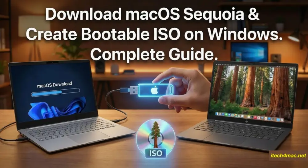 Download macOS Sequoia on Windows Laptop (Create ISO Step-by-Step