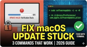 Fix macOS Update Stuck or Failed Verification
