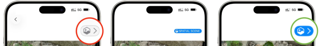 شكل spatial scene التي يجب ان تضغط عليها