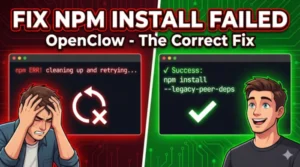 fix openlow installation