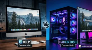 OCLP OpenCore Legacy Patcher versus Hackintosh comparison diagram 2026