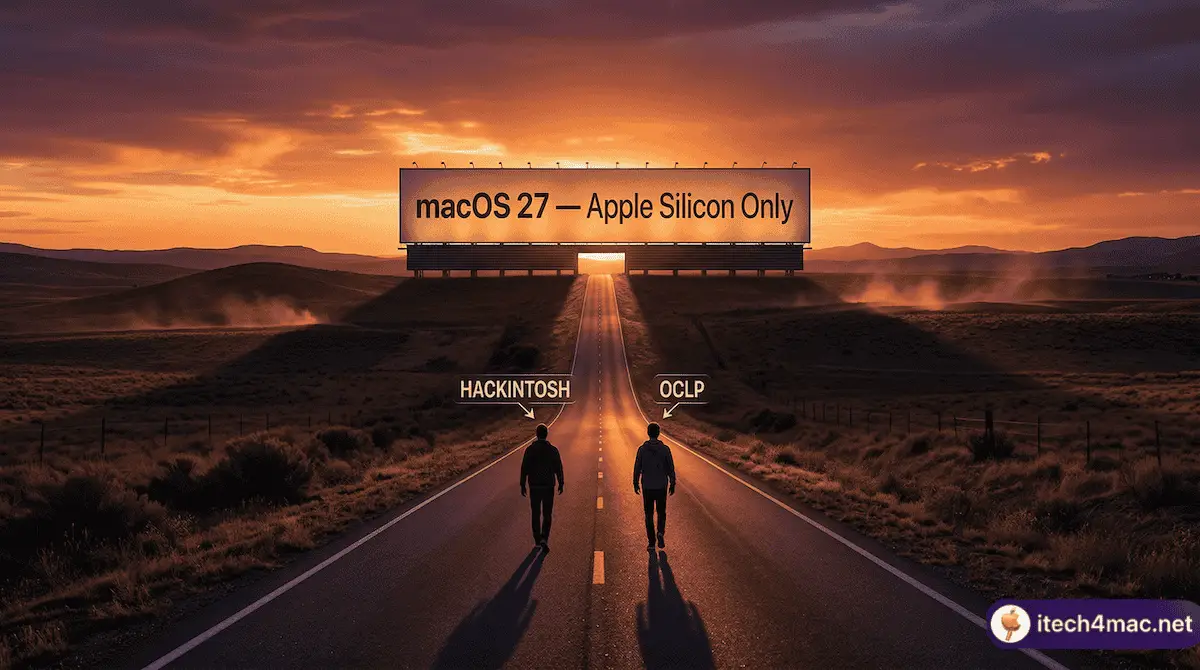 Hackintosh PC running macOS Tahoe 2026 Intel hardware