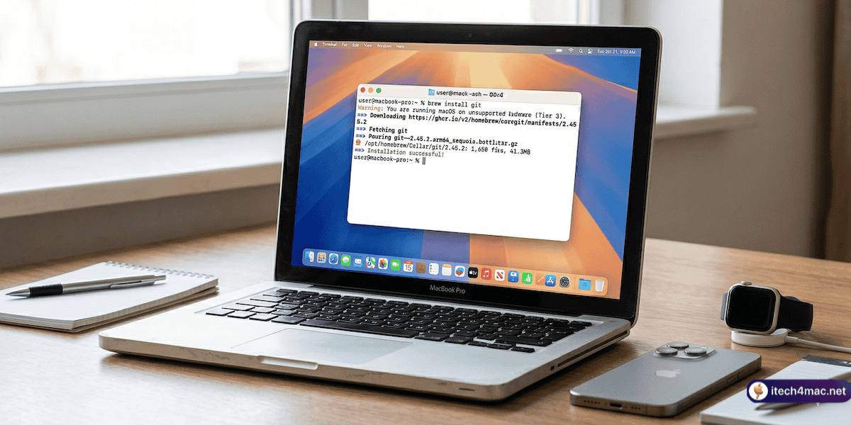 Homebrew running on old Intel MacBook via OCLP macOS Sequoia 2026